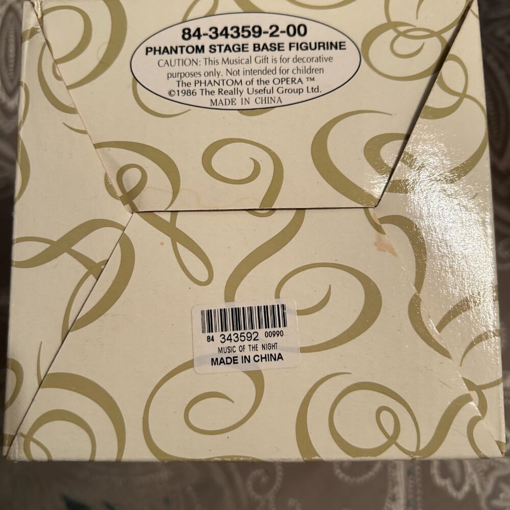 Phantom Stage Base Figurine and Music Box - Picture 4 of 5